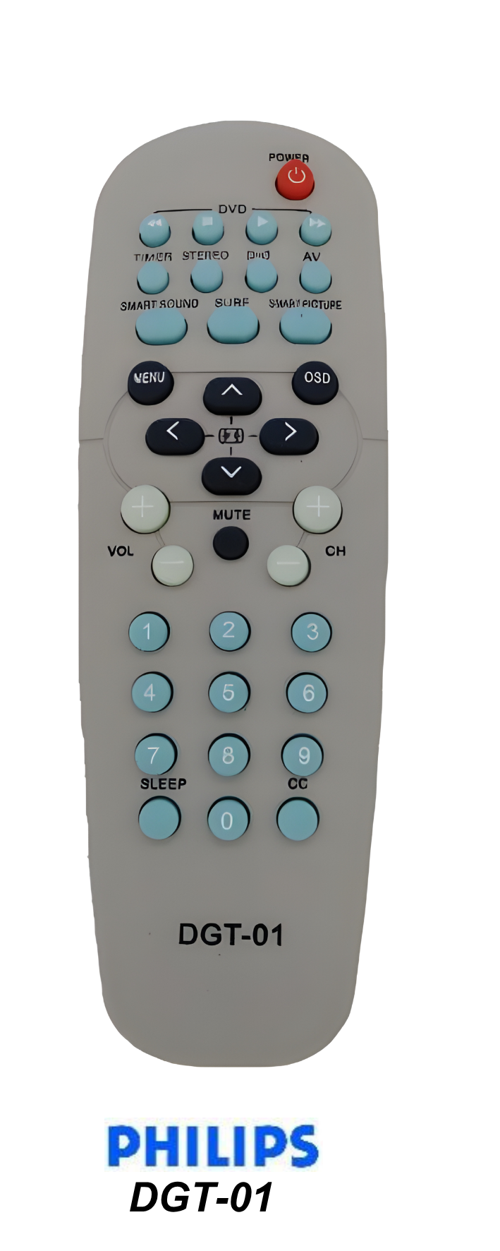 Control remoto de reemplazo Philips dgt 01
