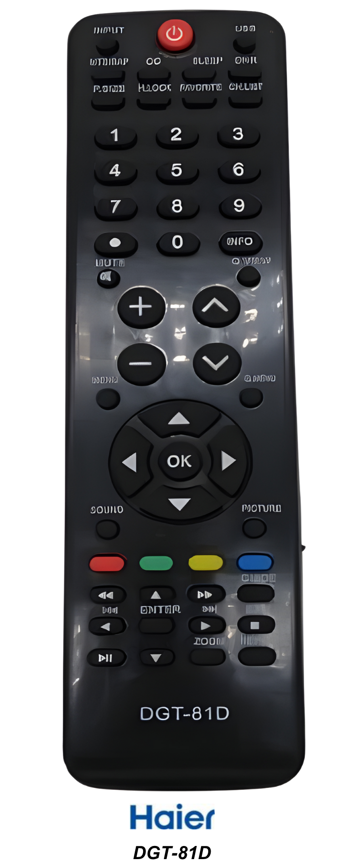 Control remoto de reemplazo:  HAIER