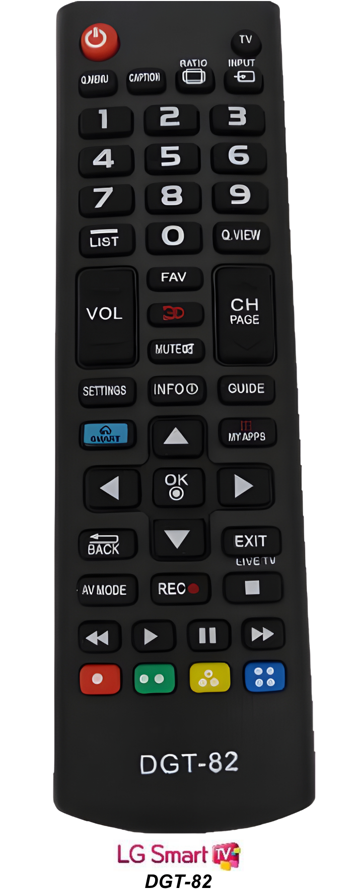 Control remoto de reemplazo:  LG SMART TV