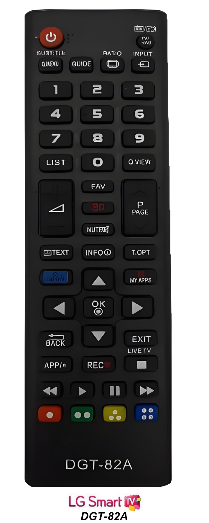 Control remoto de reemplazo:  LG SMART TV