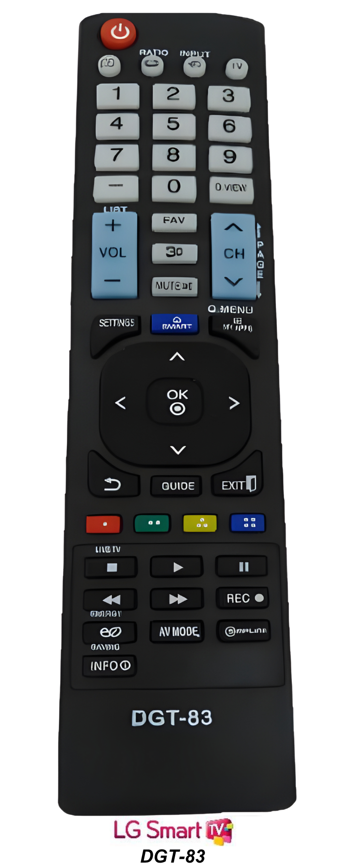 Control remoto de reemplazo: LG SMART TV