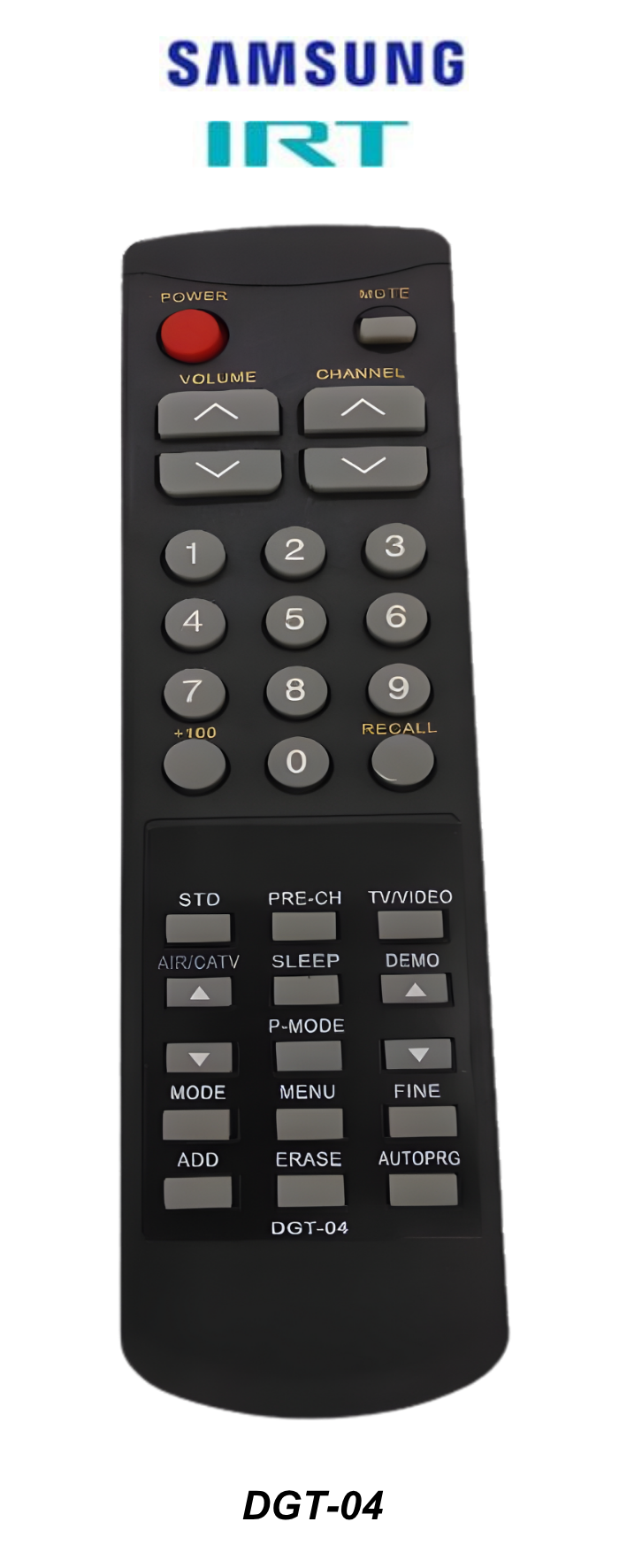 Control remoto de reemplazo SAMSUNG - IRT DGT 04