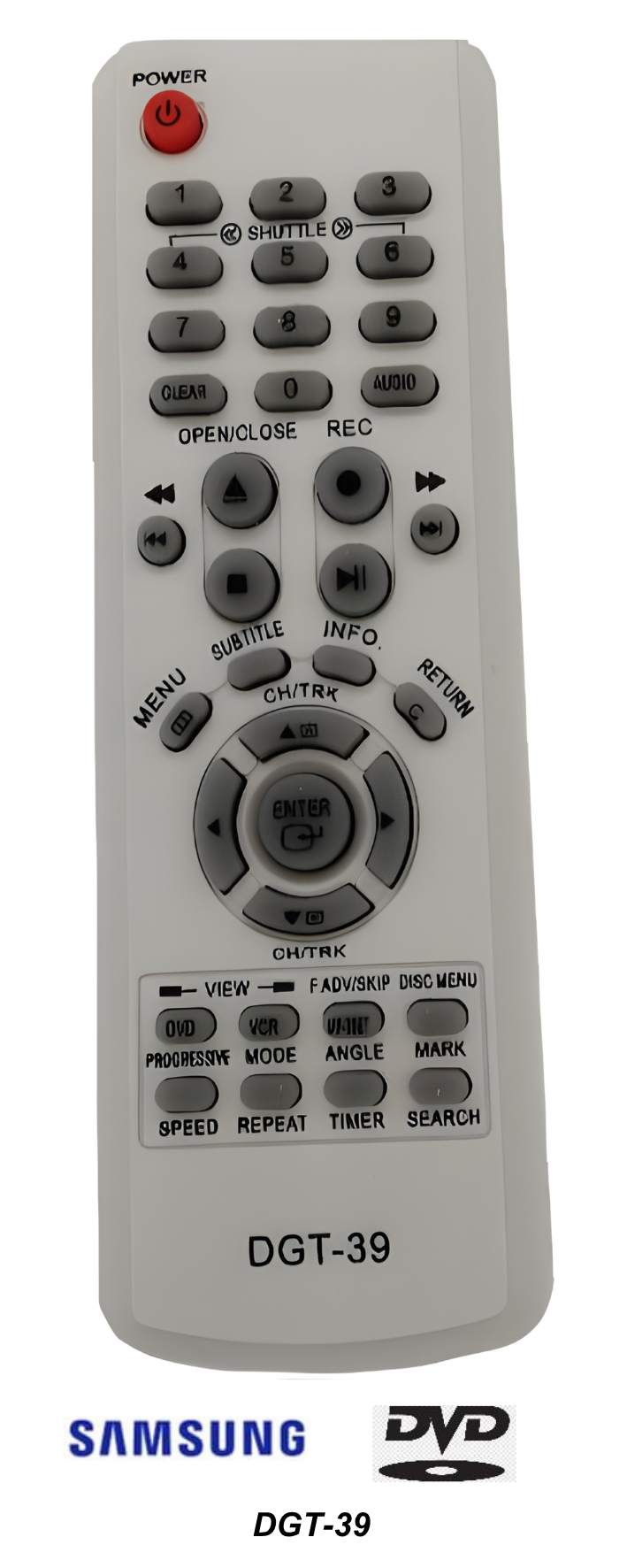 Control remoto de reemplazo:     DVD SAMSUNG