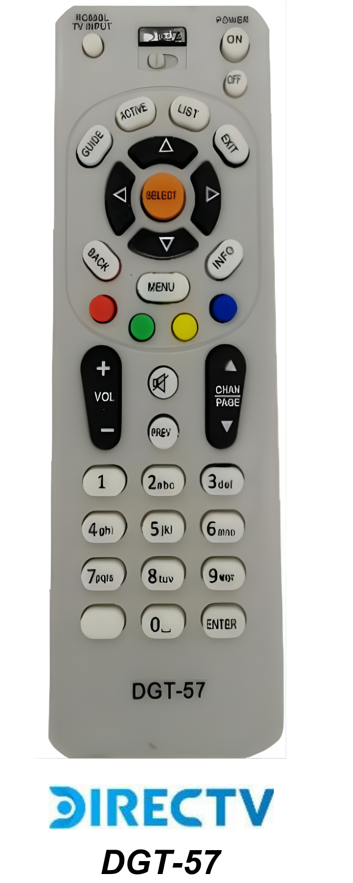 Control remoto de reemplazo:     DECODIFICADOR DIRECTV