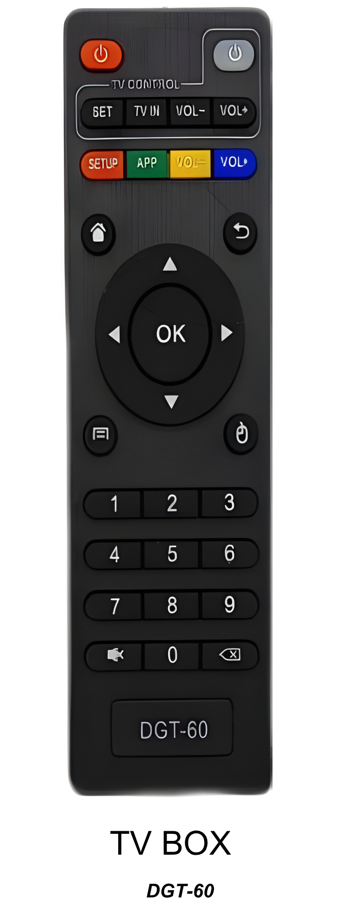 Control remoto de reemplazo:     DECODIFICADOR TV BOX
