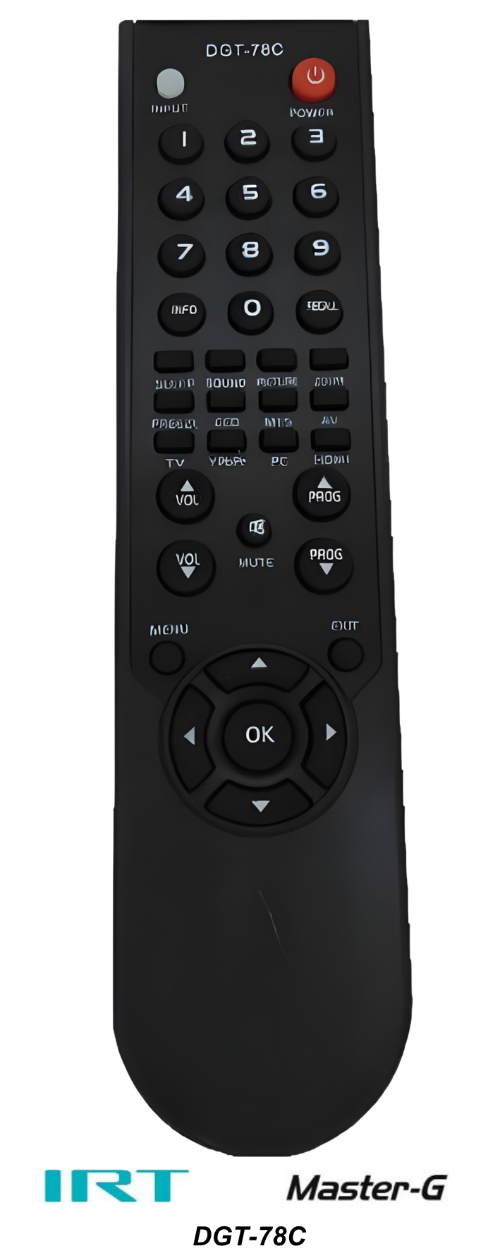 Control remoto de reemplazo:  MASTER-G - IRT