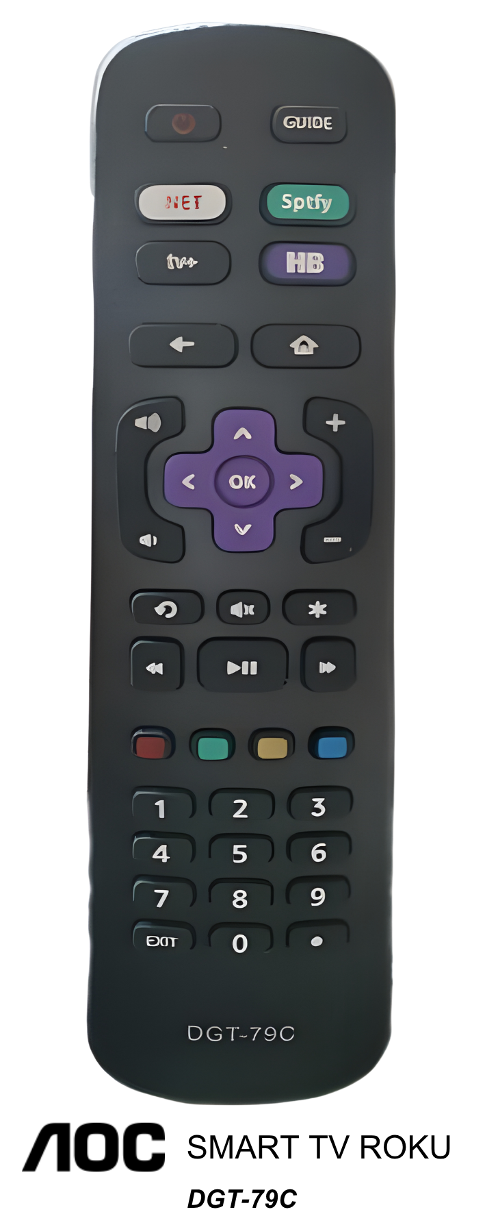 Control remoto de reemplazo:  AOC SMART TV ROKU