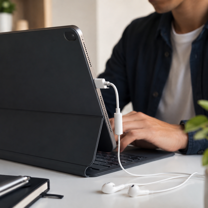 Adaptador USB-C a Jack 3,5 mm para Audífonos - Conecta y Disfruta