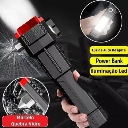 Promo 2 Und — Linterna 4 en 1 | Luz, Seguridad y Emergencia