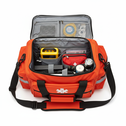 Interior del Pack Hogar Preparado Pro con todos los componentes de emergencia