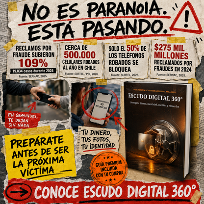 Escudo Digital 360° — Guía de Protección contra Estafas y Fraudes Digitales