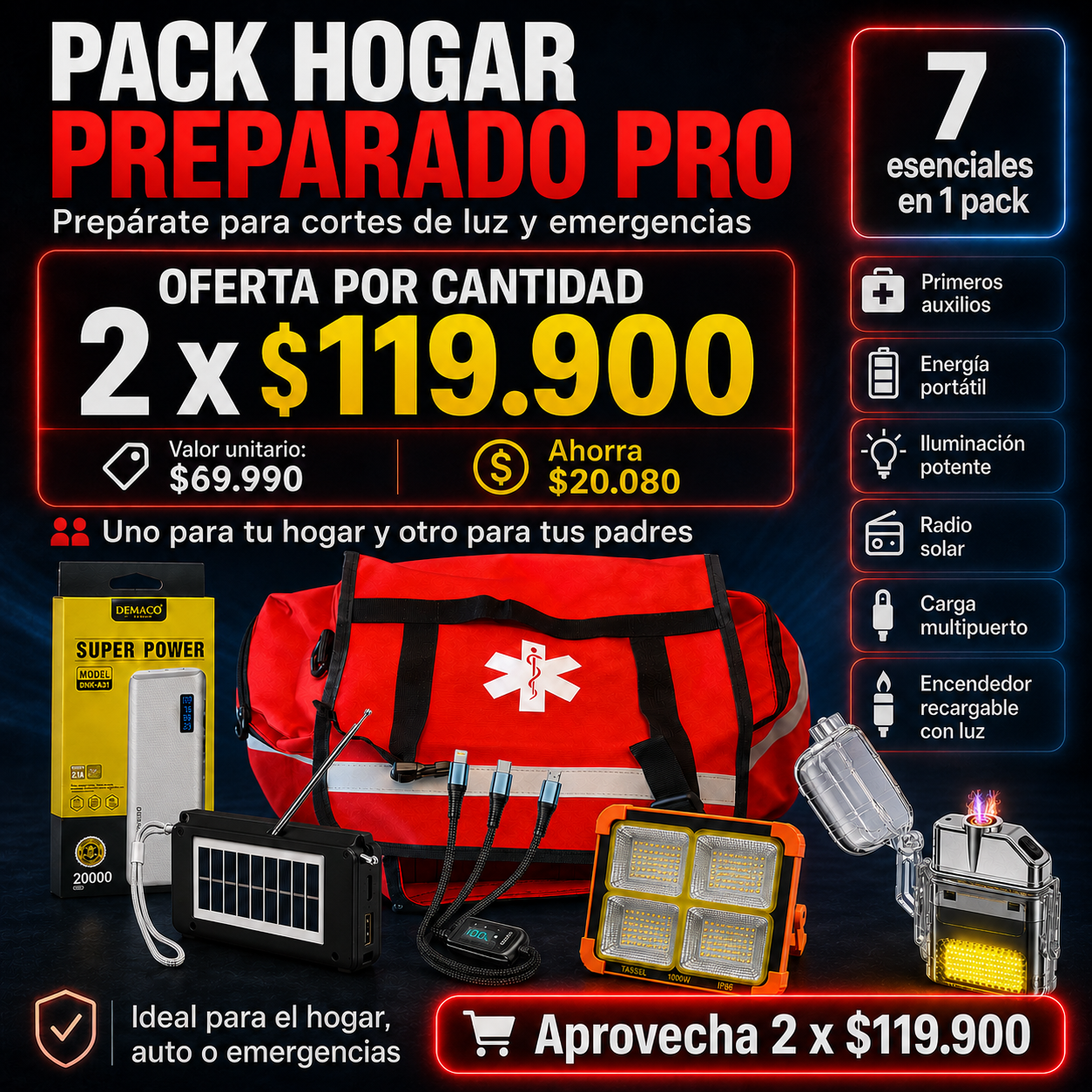 Pack Hogar Preparado Pro