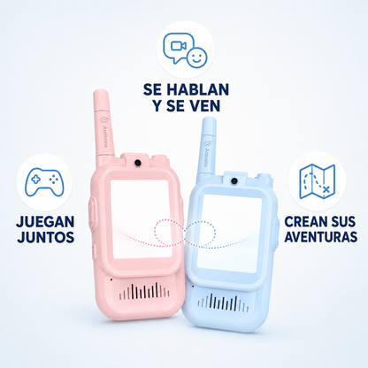 Walkie Talkies de Video con Pantalla HD para Niños
