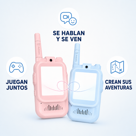 Walkie Talkies de Video con Pantalla HD para Niños